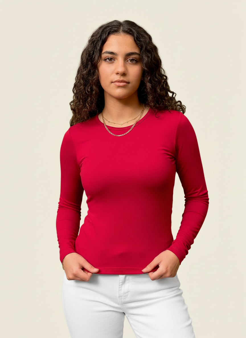 Burgundy Long Sleeves