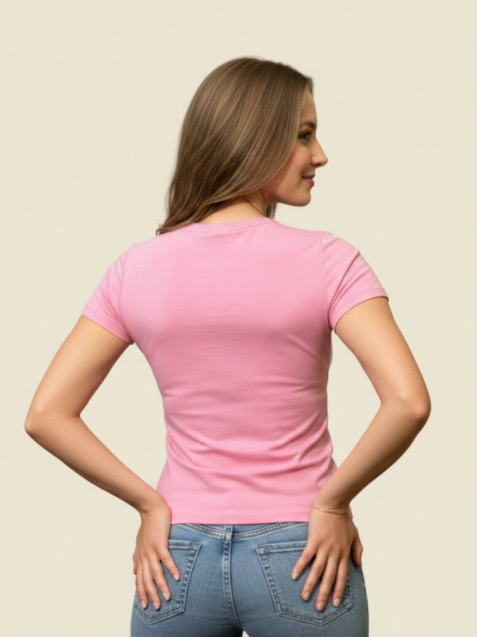 Rose Round Short Sleeves