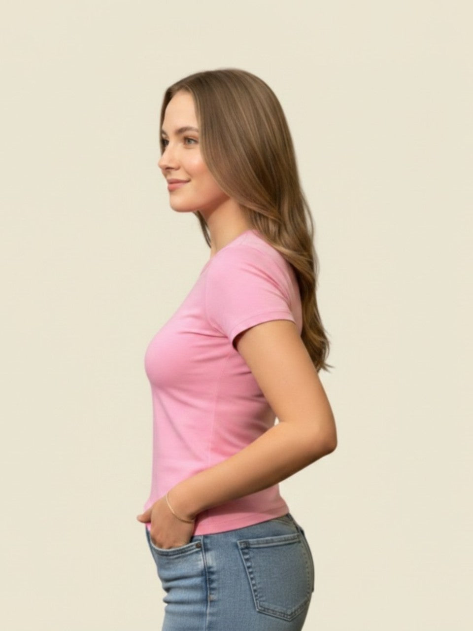 Rose Round Short Sleeves
