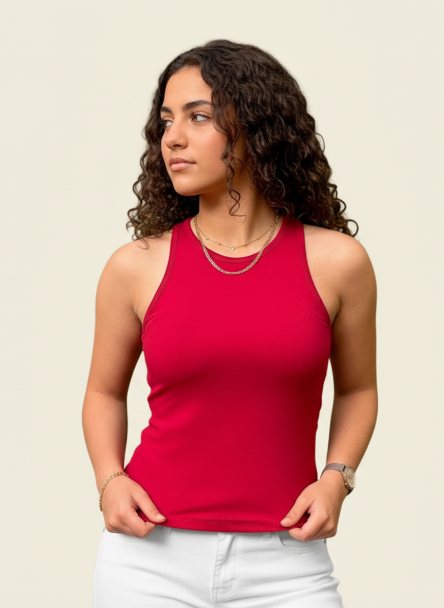 Burgundy Tank Top