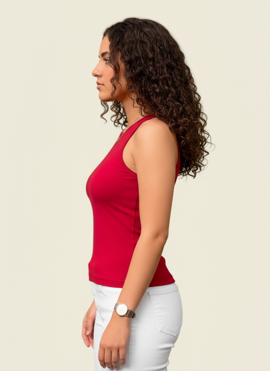 Burgundy Tank Top