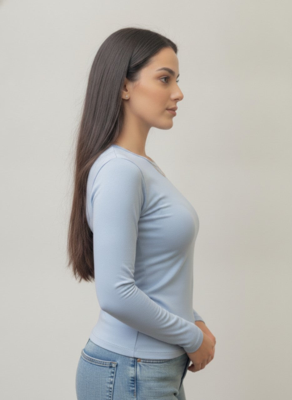 Baby Blue Long Sleeve